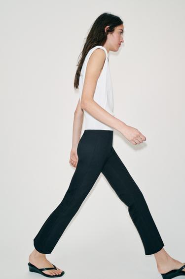 MINI FLARE TROUSERS - Black by Zara - Image 2