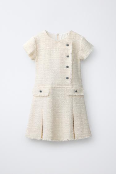 VESTIDO ESTRUCTURA - Crudo de Zara