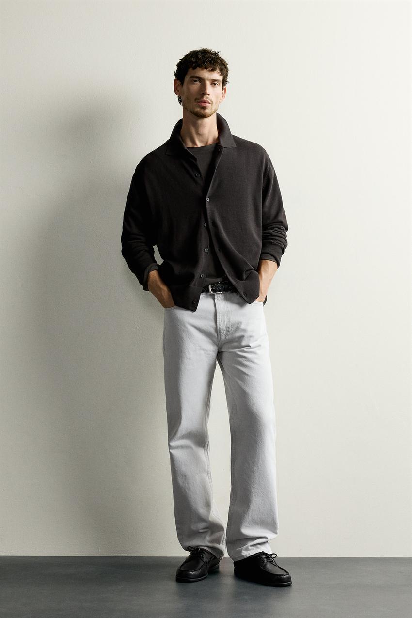ストレートフィットデニムパンツ - グレー | ZARA Japan / 日本