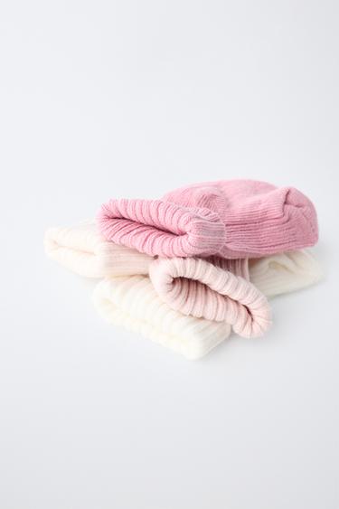 LOT DE QUATRE PAIRES DE CHAUSSETTES COLORÉES EN COFFRET - Rose de Zara - Image 2