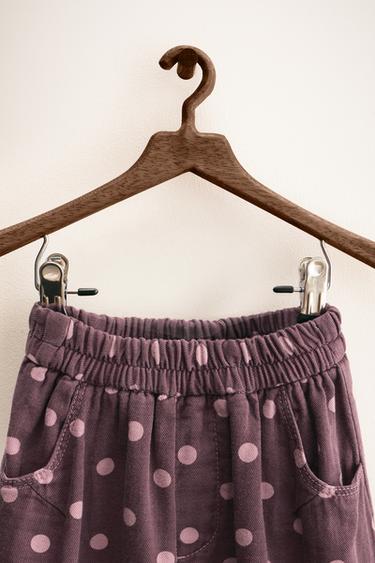 ZARA TIMELESS - PANTALON BALLON À POIS - Aubergine de Zara - Image 2