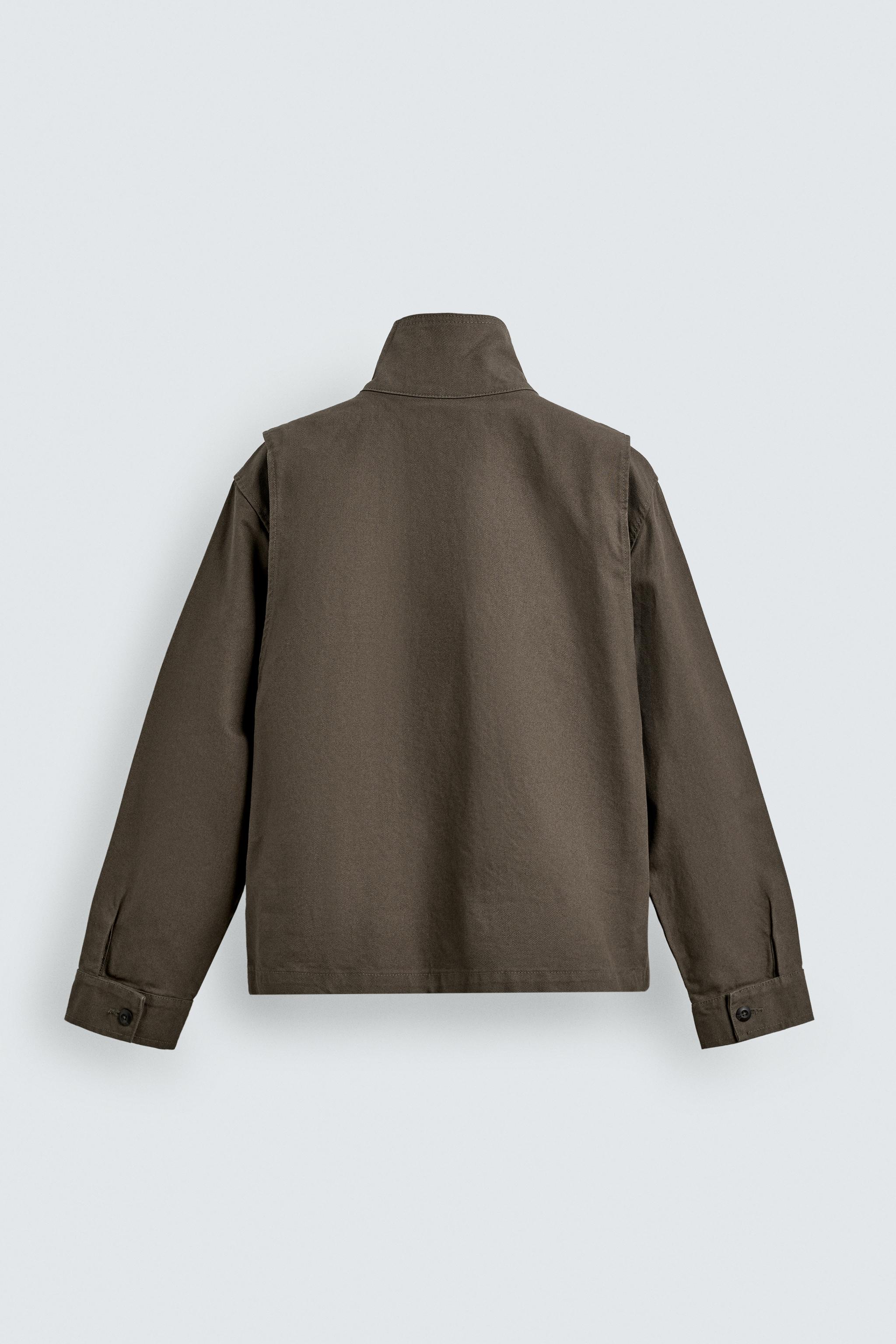 BLOUSON COUPE CARRÉE EN TOILE DE COTON