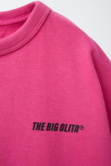 LOGO PRINT T-SHIRT - Fuchsia by Zara - Image 2