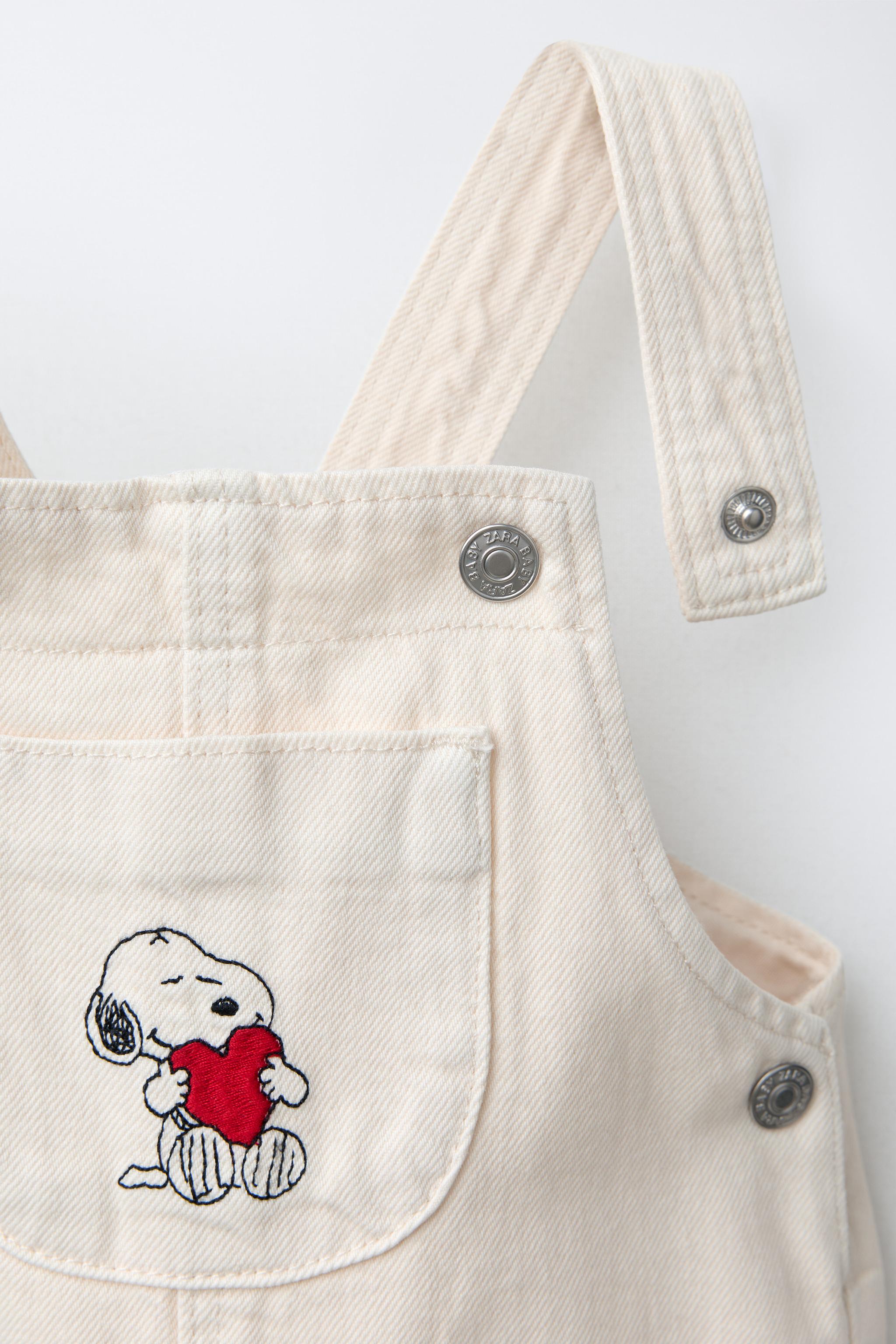 SNOOPY PEANUTS™ TWILL LONG OVERALLS