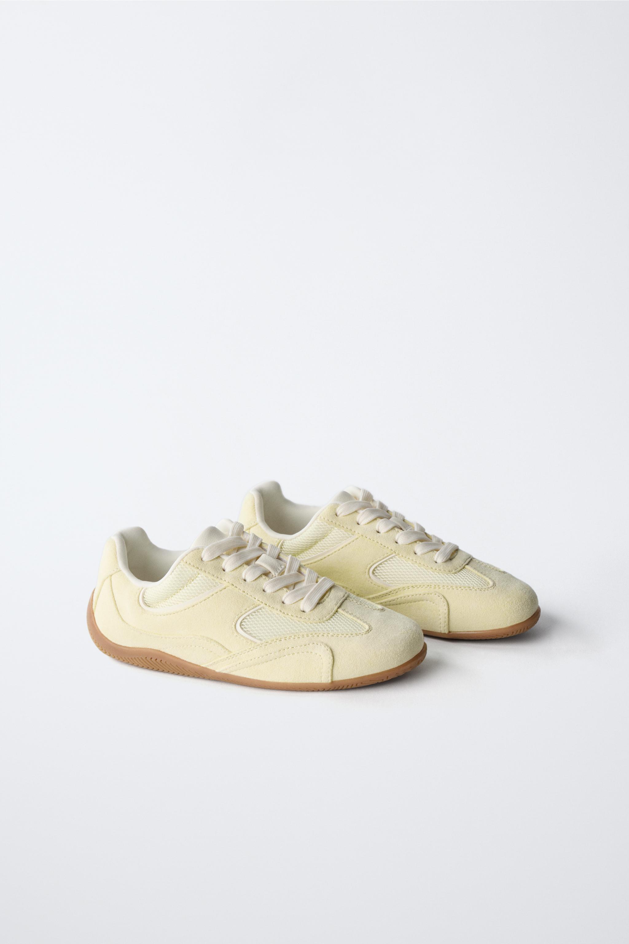 パステルカラースニーカー - イエロー | ZARA Japan / 日本