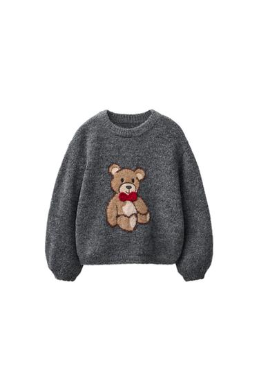 KNIT BEAR JUMPER