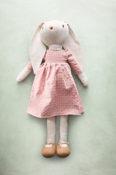 CHILDREN'S BUNNY SOFT TOY - Multicoloured by Zara - Image 6