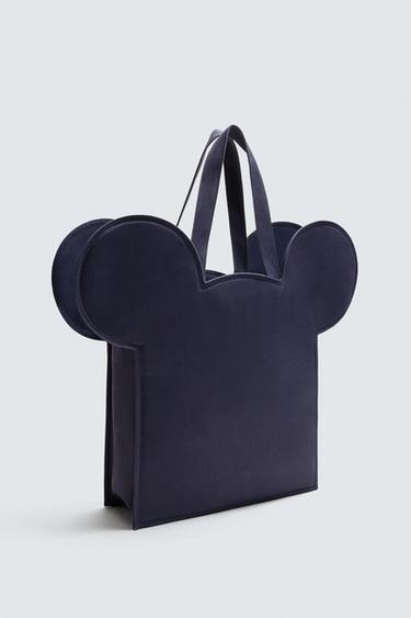 FABRIC TOTE BAG HARRY LAMBERT FOR ZARA X DISNEY - Blue by Zara - Image 3