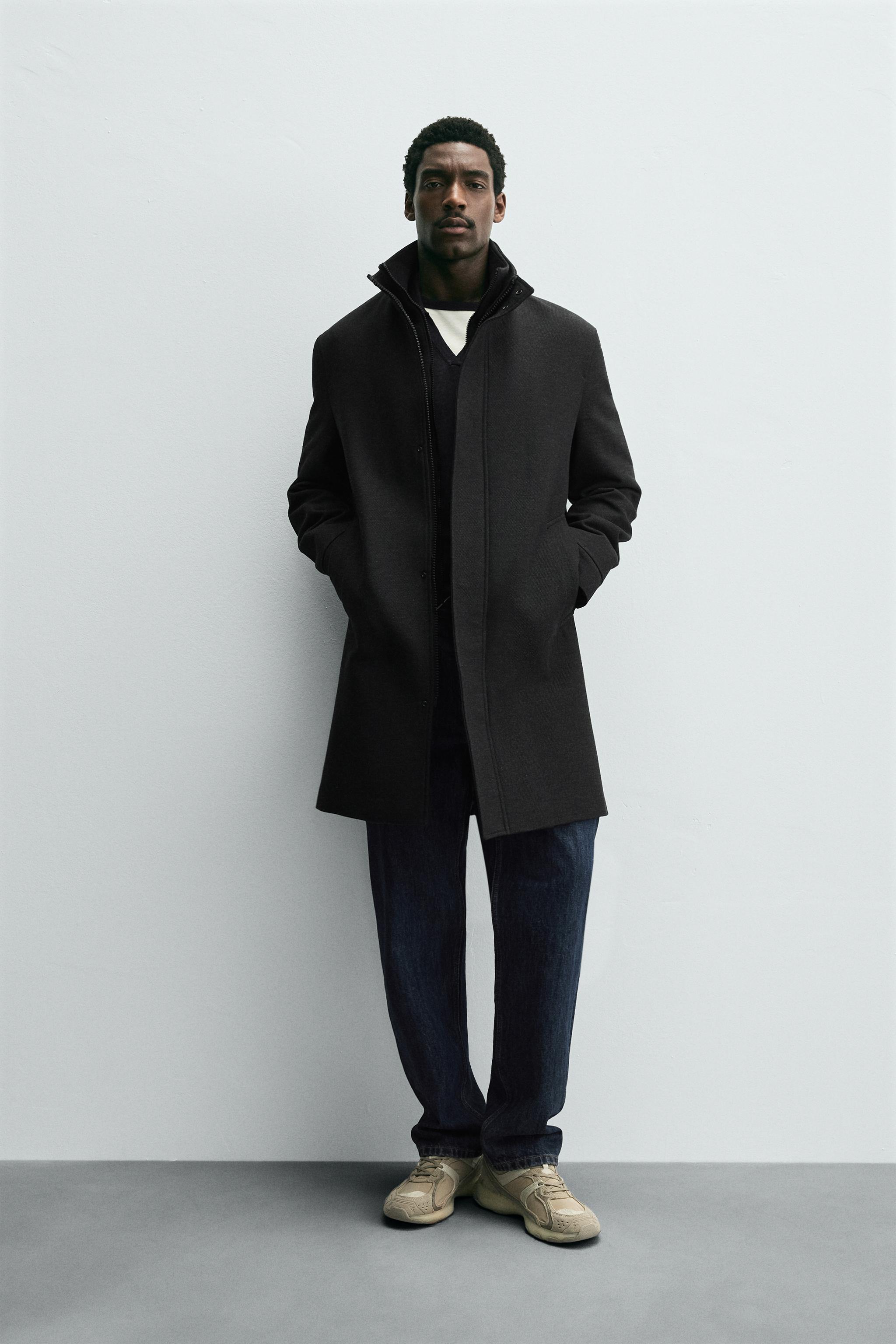 ZARA ORIGINS 22aw チェスターコート メンズ 黒 ZARA ORIGINS 22aw チェスターコート メンズ 黒 - メルカリ