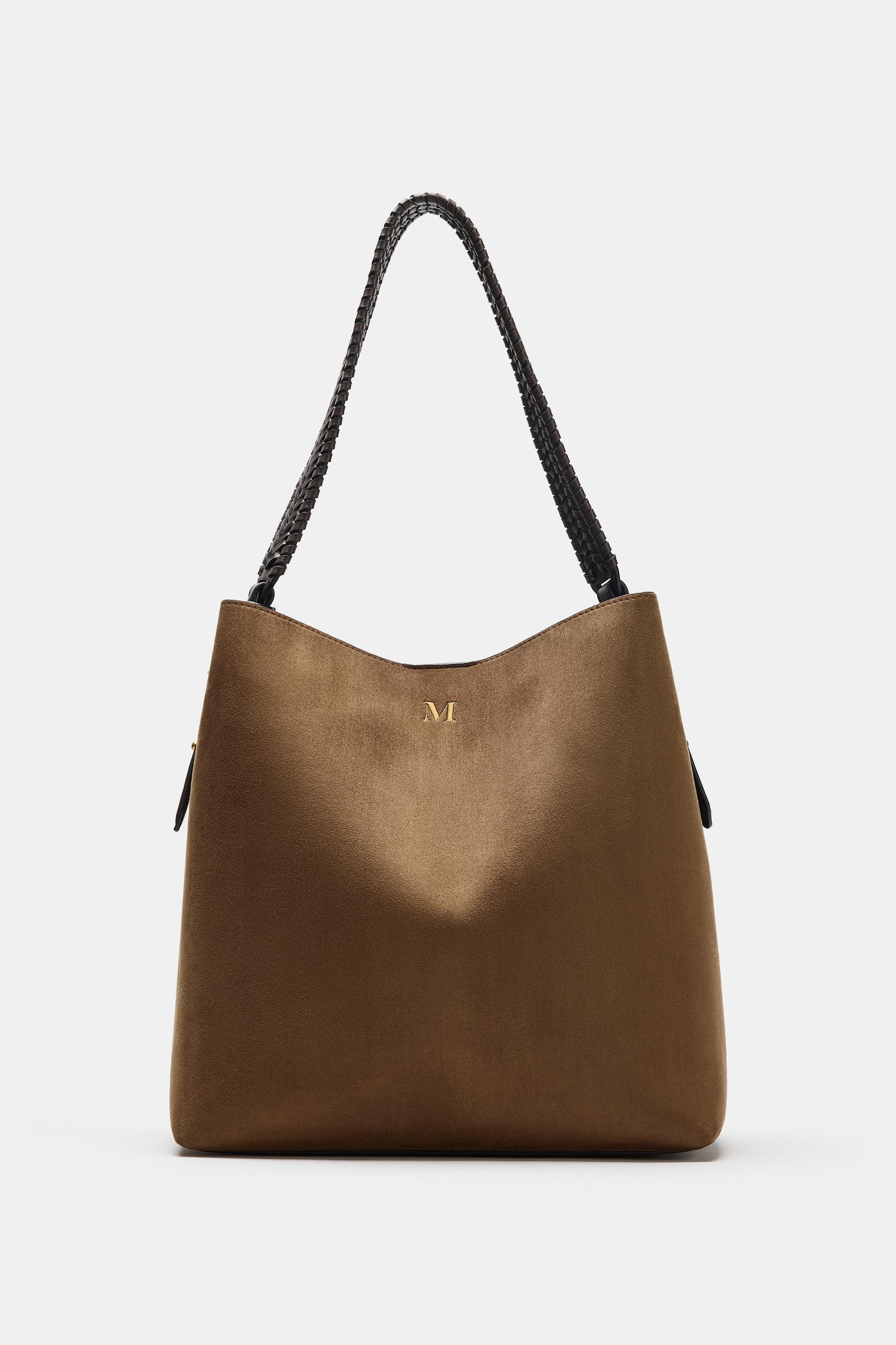 Женские сумки Zara BRAIDED SHOPPER — фото 4