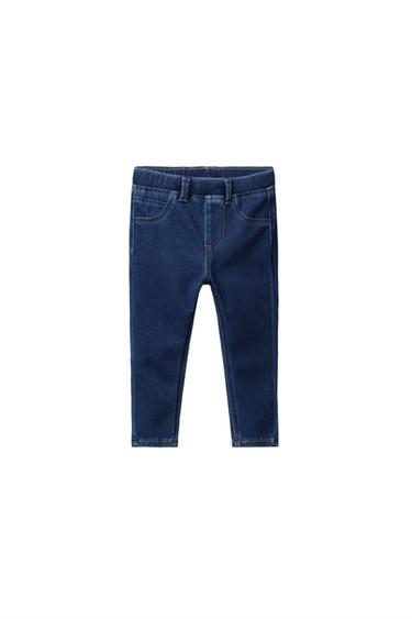 DENIM LEGGINGS - Mid-blue by Zara