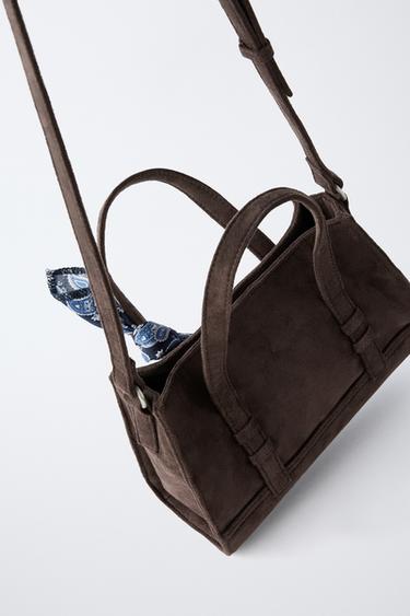 SAC BANDOULIÈRE CHARM BOTTES - Marron de Zara - Image 4