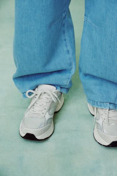 TENNIS DE SPORT MULTI-PIÈCES - Blanc de Zara - Image 1