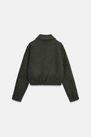 VESTE BOMBER SOFT - Kaki de Zara - Image 1