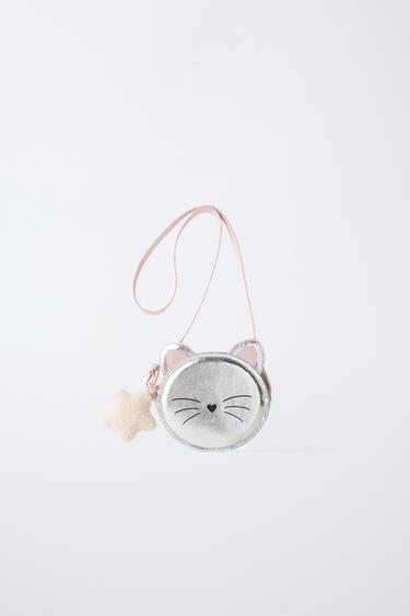 KITTEN CROSSBODY BAG - Silver by Zara - Image 0