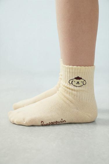 3-PACK OF HELLO KITTY AND FRIENDS © SANRIO MID-WAIST SOCKS - Multicoloured by Zara