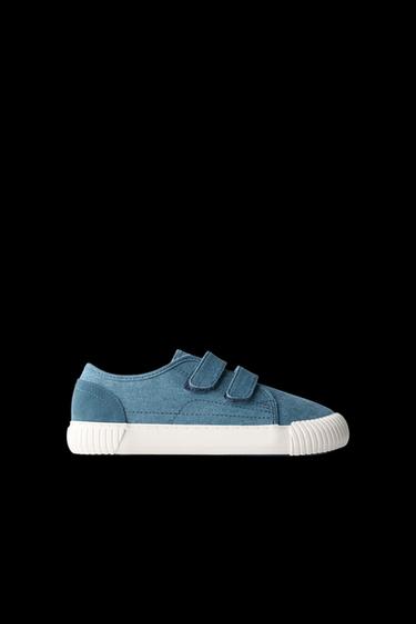 BAUMWOLL-SNEAKER BAREFOOT - Blau von Zara - Bild 0