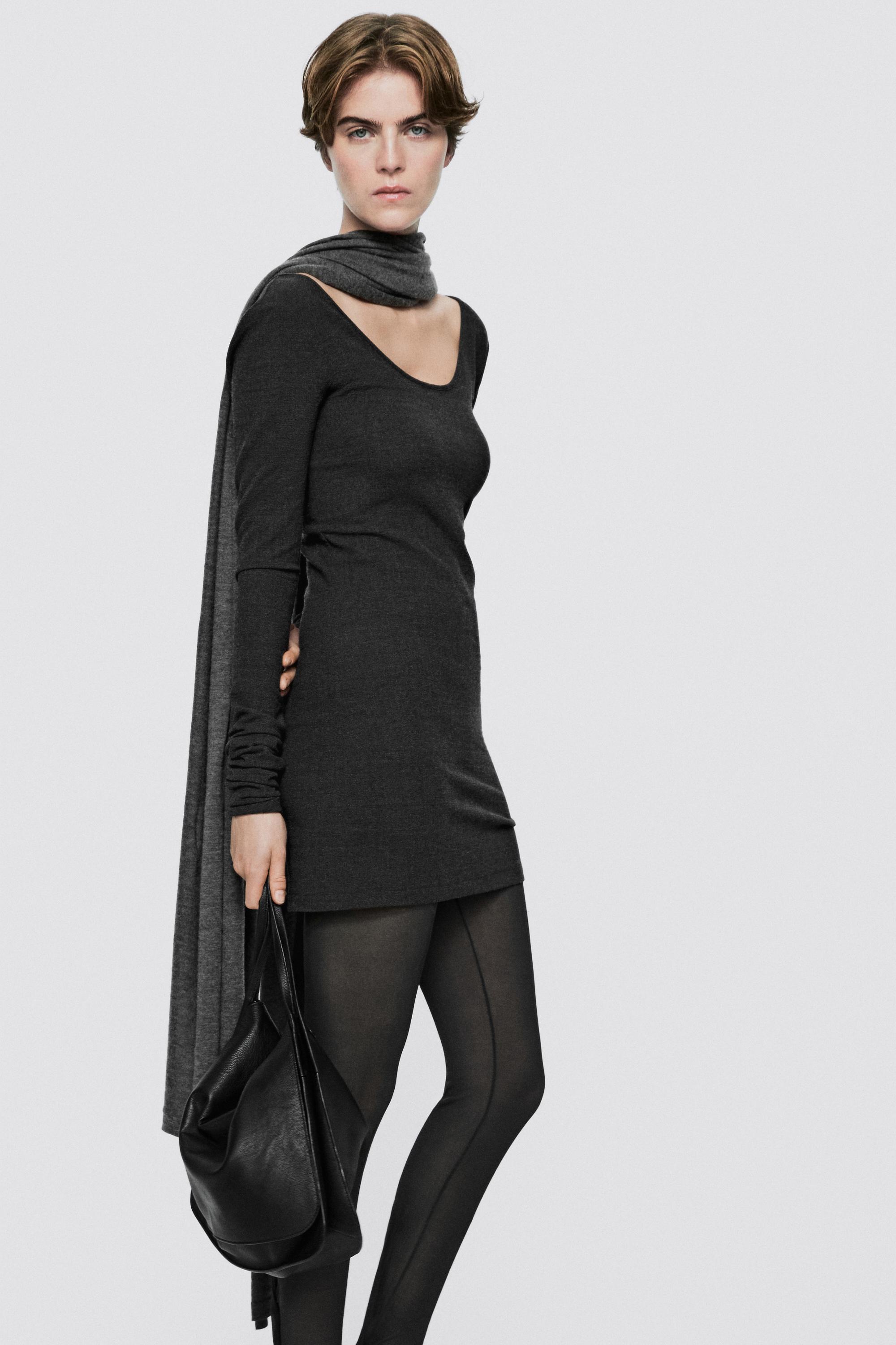 Long fitted wool blend top - LIMITED EDITION