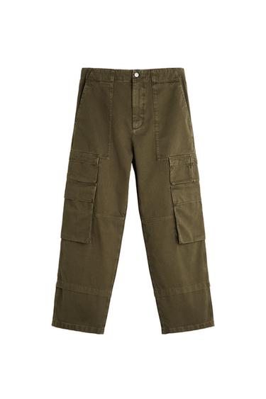 PANTALÓN CARGO - Khaki  ZARA Estados Unidos de América / United States