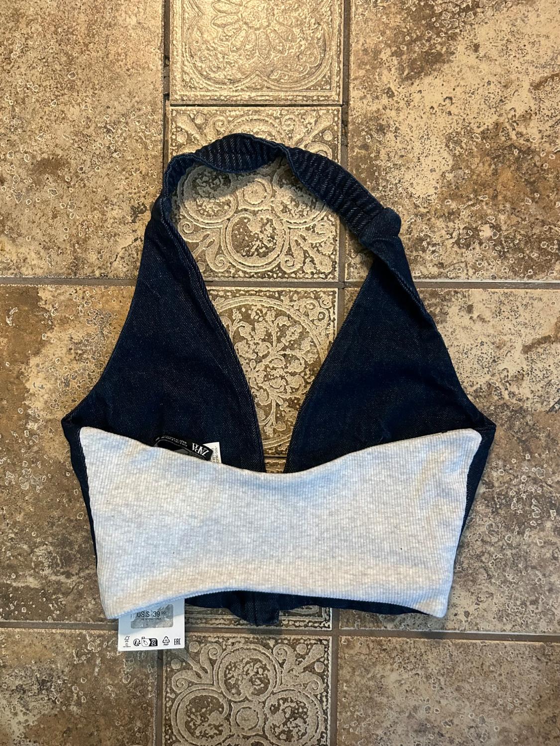 TOP CORSÉ COMBINADO DENIM - Image 2
