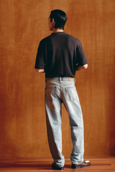 STRAIGHT-LEG JEANS - Blue by Zara