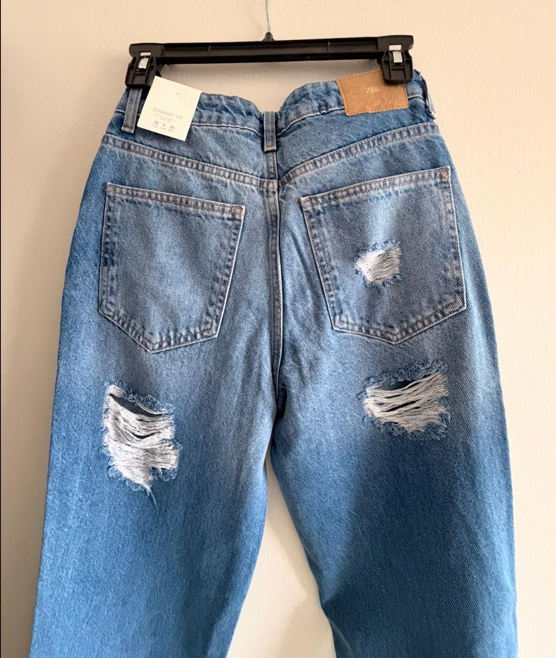 JEANS Z1975 STRAIGHT TIRO ALTO ROTOS - Image 2