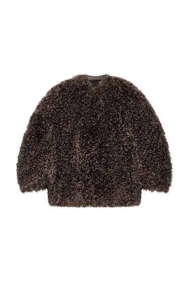 FAUX FUR COAT ZW COLLECTION