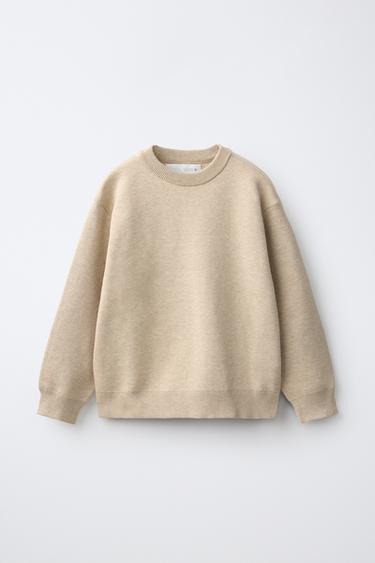 KNIT SWEATER — taupe brown 1