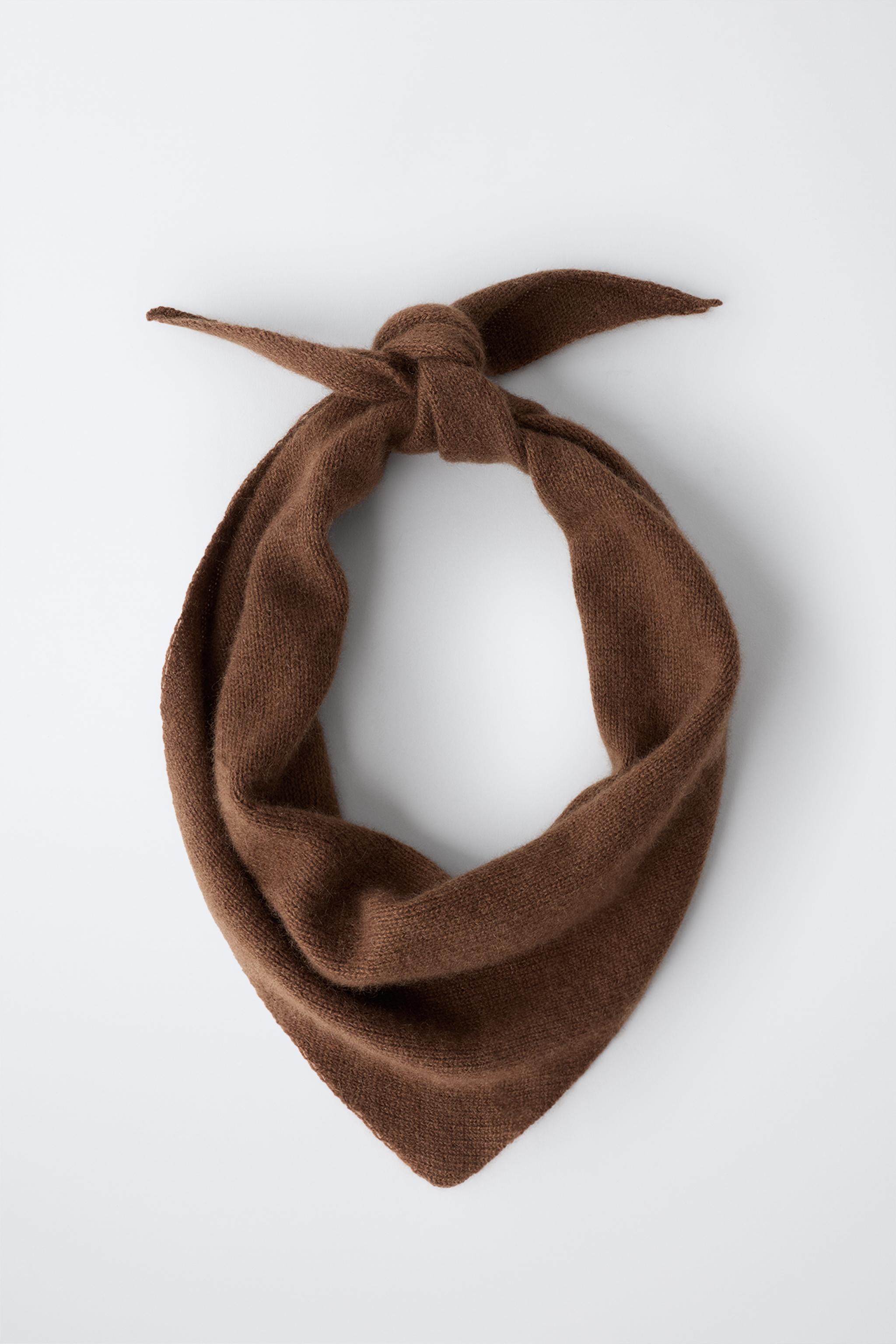 Детские аксессуары Zara STRIPED 100% CASHMERE SCARF — фото 4