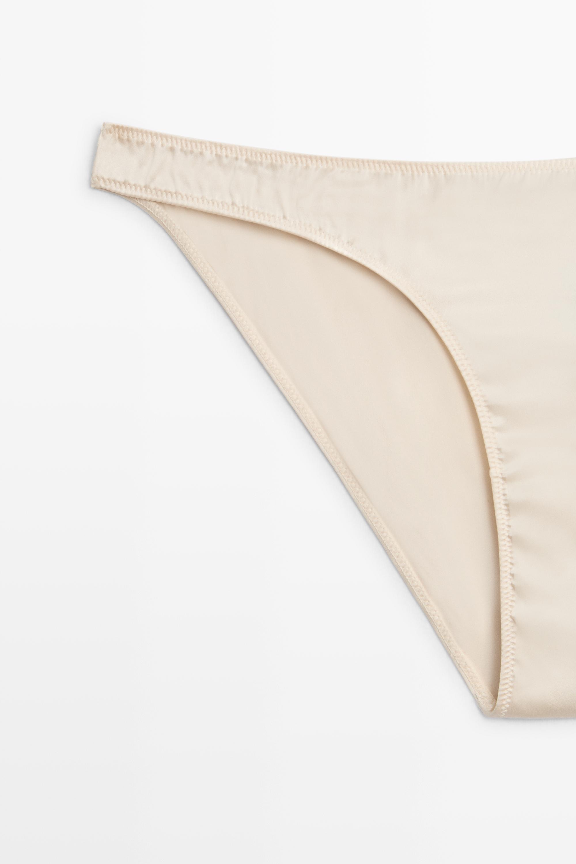 Satin silk blend briefs