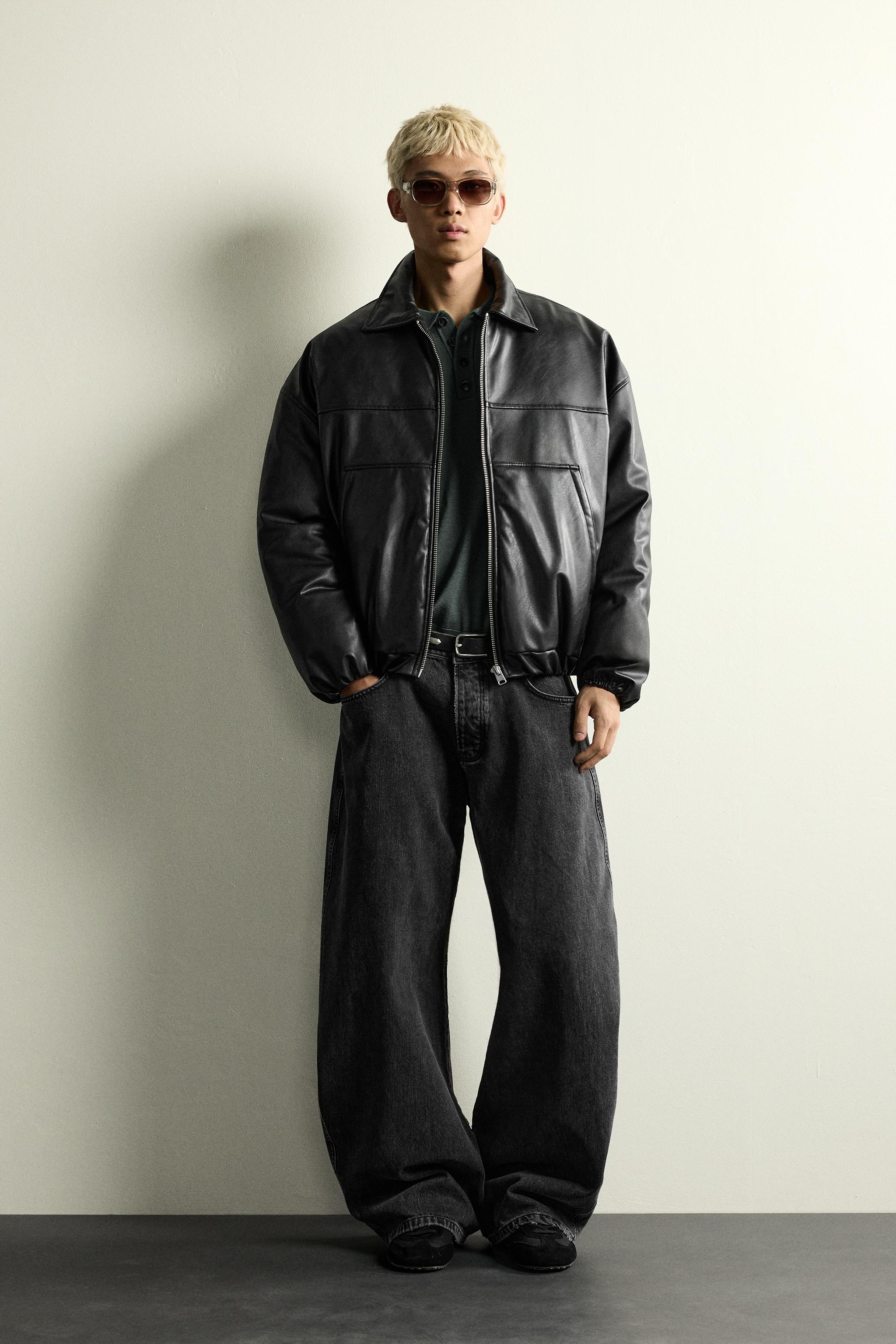JAQUETA ACOLCHOADA DE POLIURETANO - Preto | ZARA Brasil