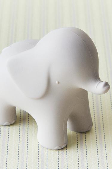 SILICONE ELEPHANT RATTLE - Grey by Zara - Image 5