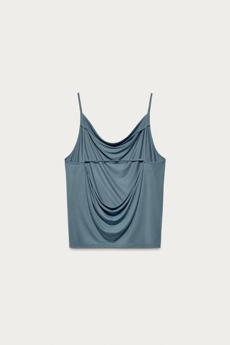 Top drapeado MARISA BERENSON X ZARA 3