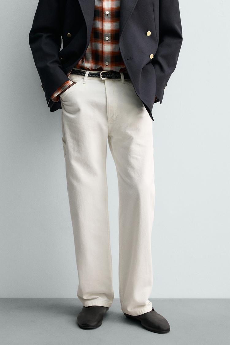 ZARA AARON LEVINE X ZARA CARPENTER POCKET TROUSERS