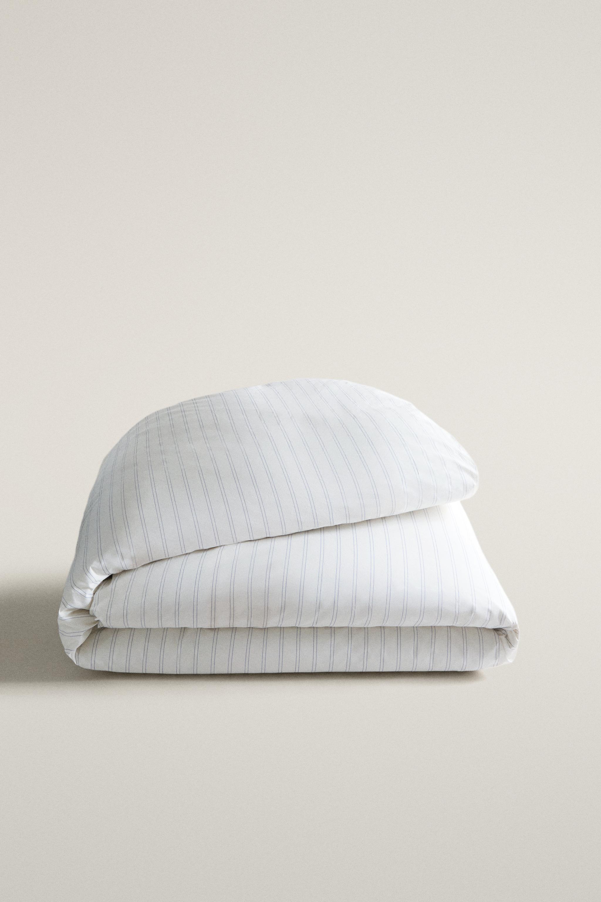 DOUBLE STRIPED COTTON DUVET COVER