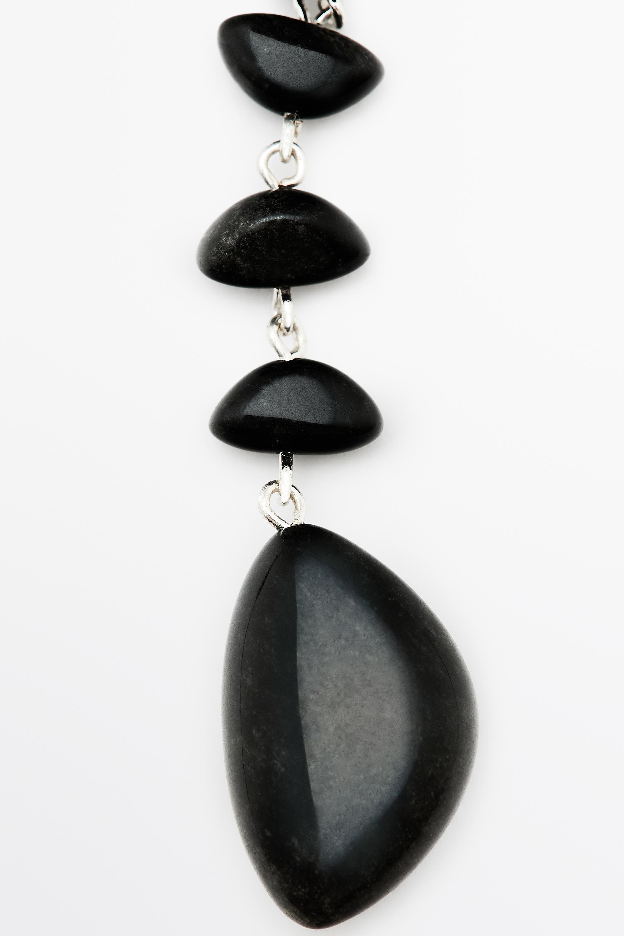 Gemstone dangle earrings