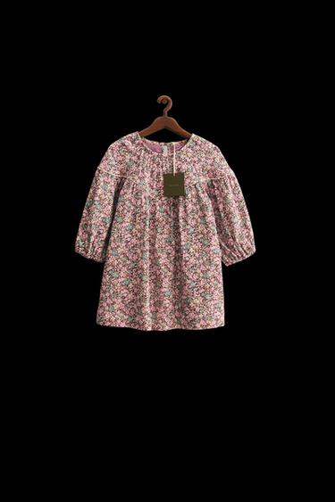 ZARA TIMELESS - VESTIDO FLORES - Rosa de Zara - Imagen 0