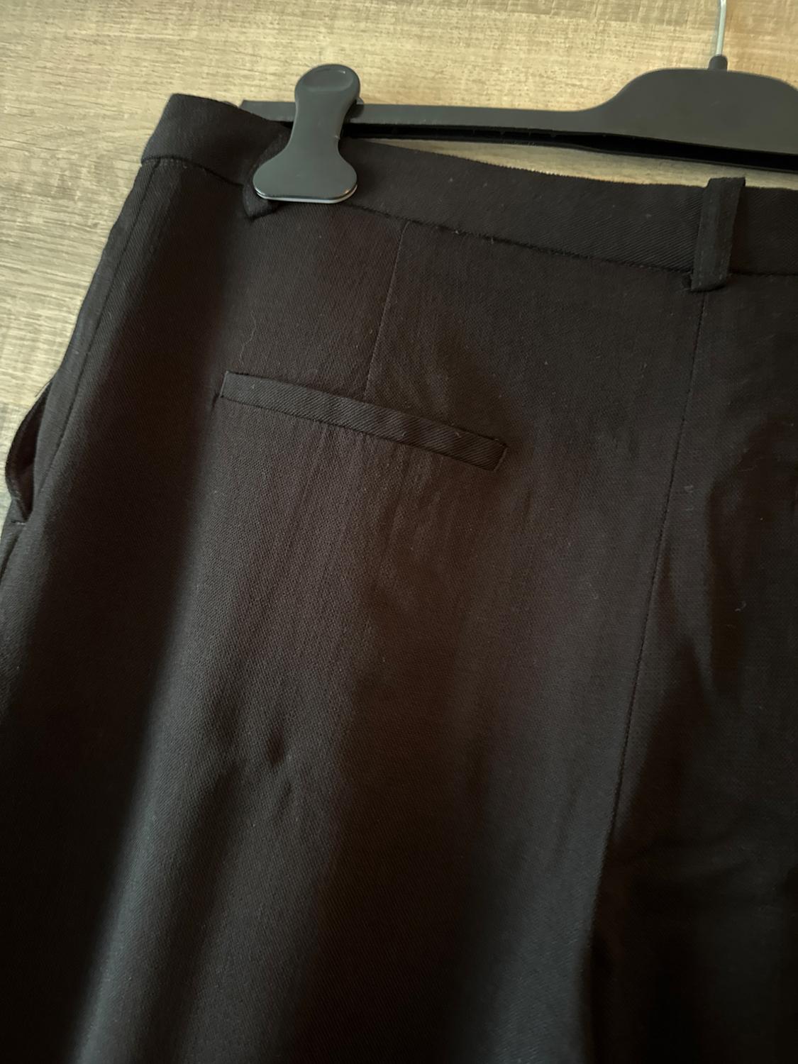 DARTED WIDE-LEG TROUSERS - Image 5