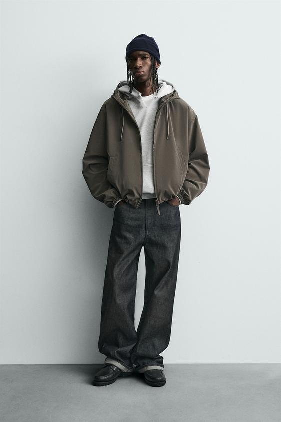 LIGHTWEIGHT HOODED TECHNICAL JACKET from Zara - $79.90