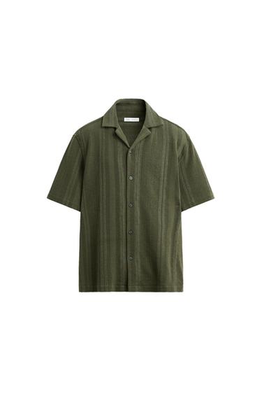 CAMISA JACQUARD RAYAS