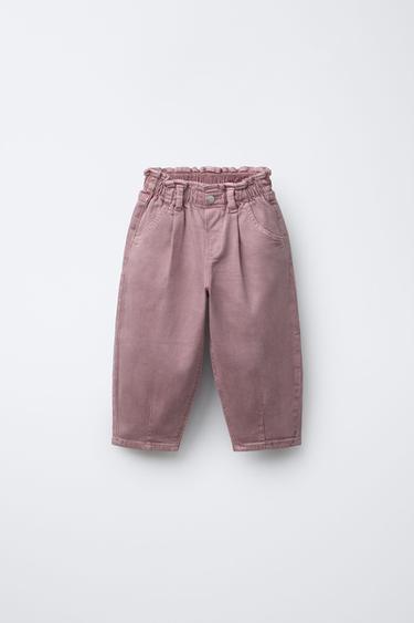 TWILL TROUSERS WITH HEART POCKETS - Pink by Zara - Image 0