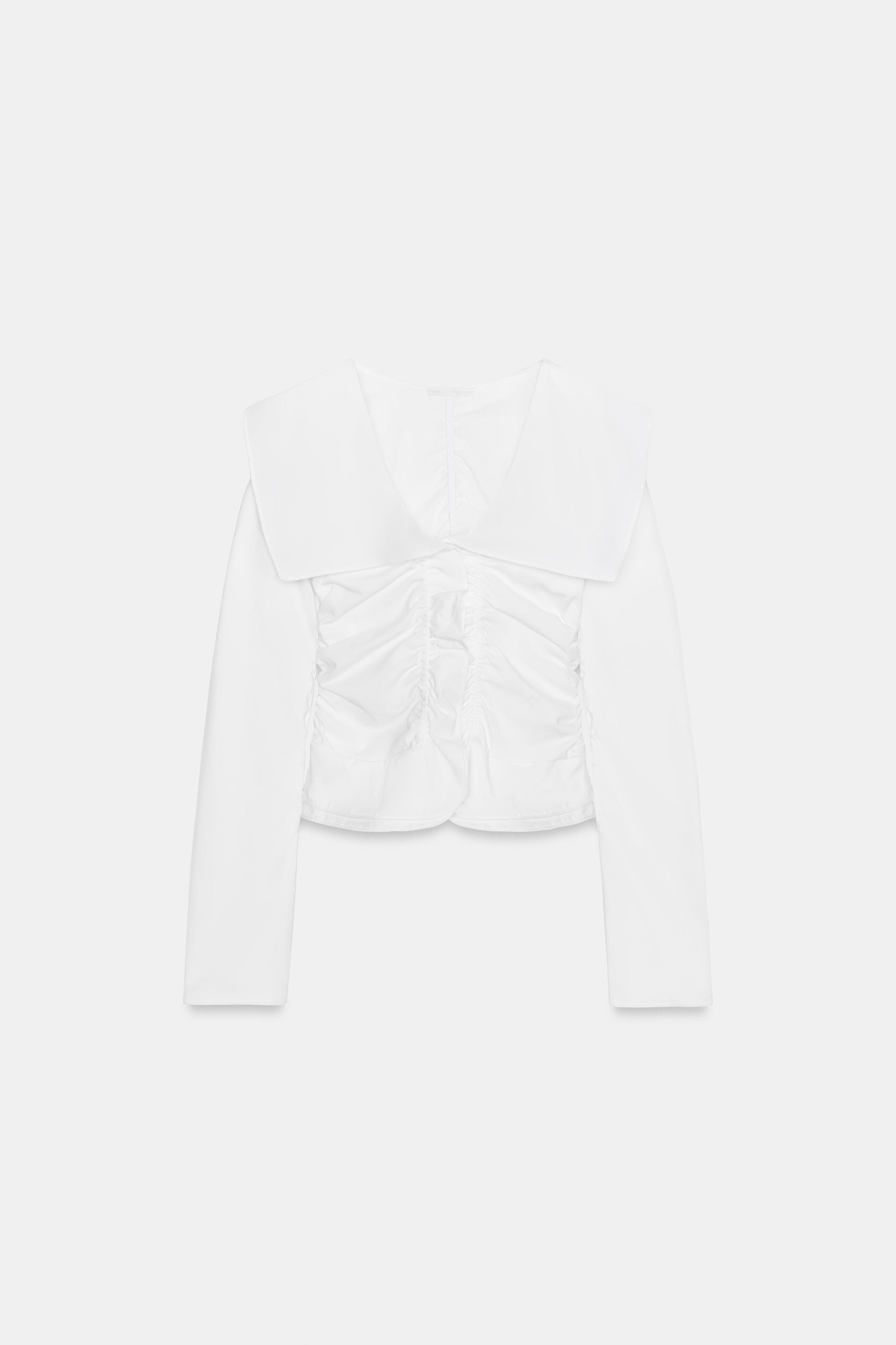 RUFFLE COMBINATION SHIRT
