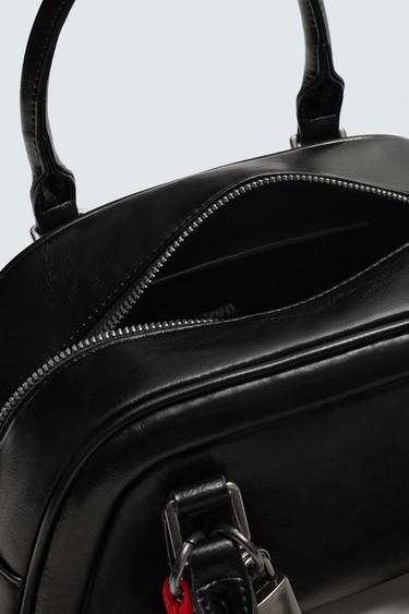 SAC À MAIN CHARMS - Noir de Zara - Image 6