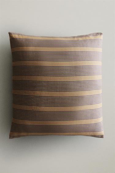 STRIPED SEAT CUSHION - Blue by Zara