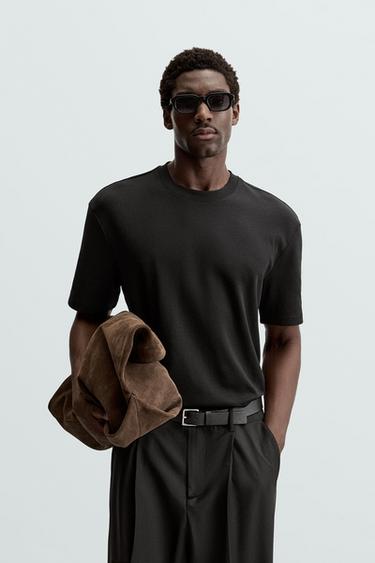 CAMISETA RELAXED FIT - Negro de Zara