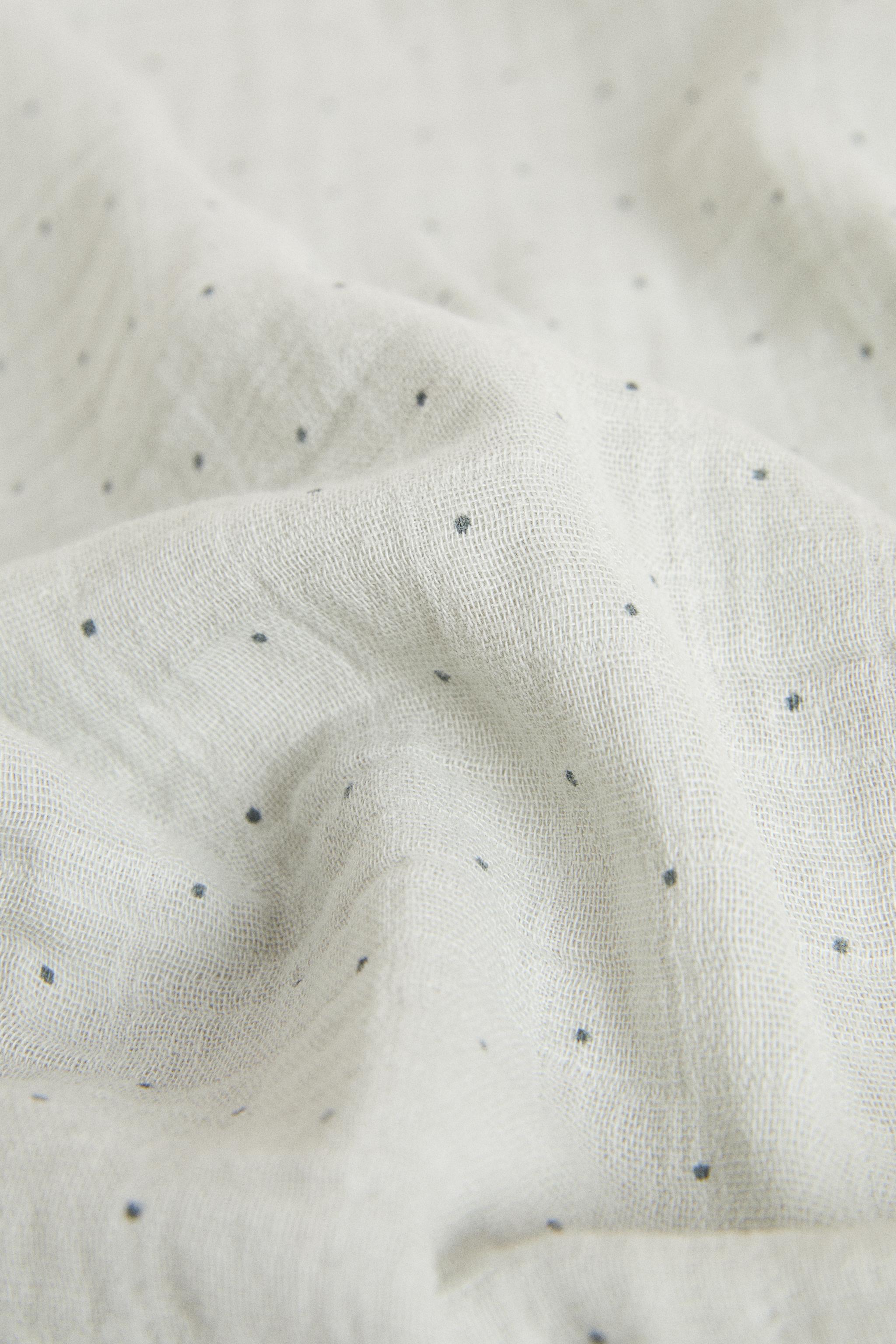 Zara SET OF MULTICOLORED BABY MUSLIN CLOTHS (SET OF 3) — фото 5