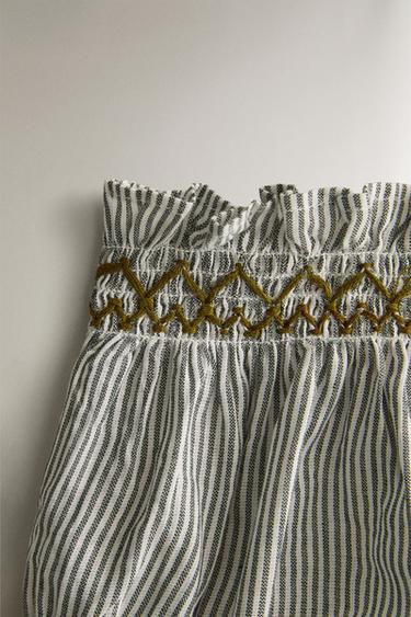 STRIPED BABY BLOOMERS - Blue by Zara - Image 1