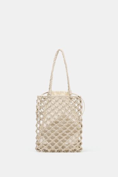 SHOPPER E NDËRTHURUR - Ngjyrë natyrale nga Zara