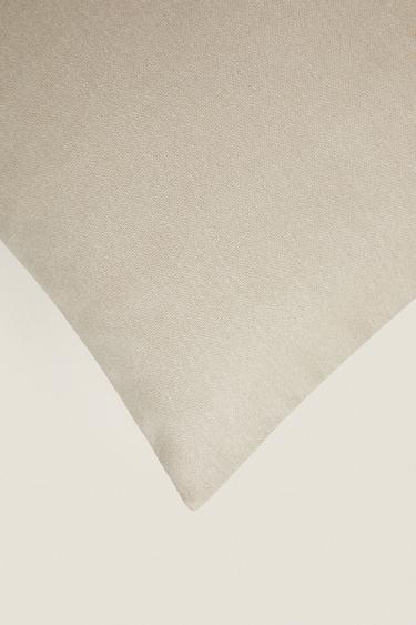 PLAIN CUSHION COVER - Light brown by Zara - Image 3