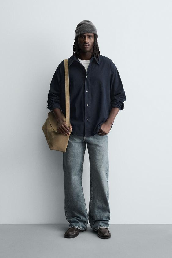 RELAXED FIT PLAID SHIRT